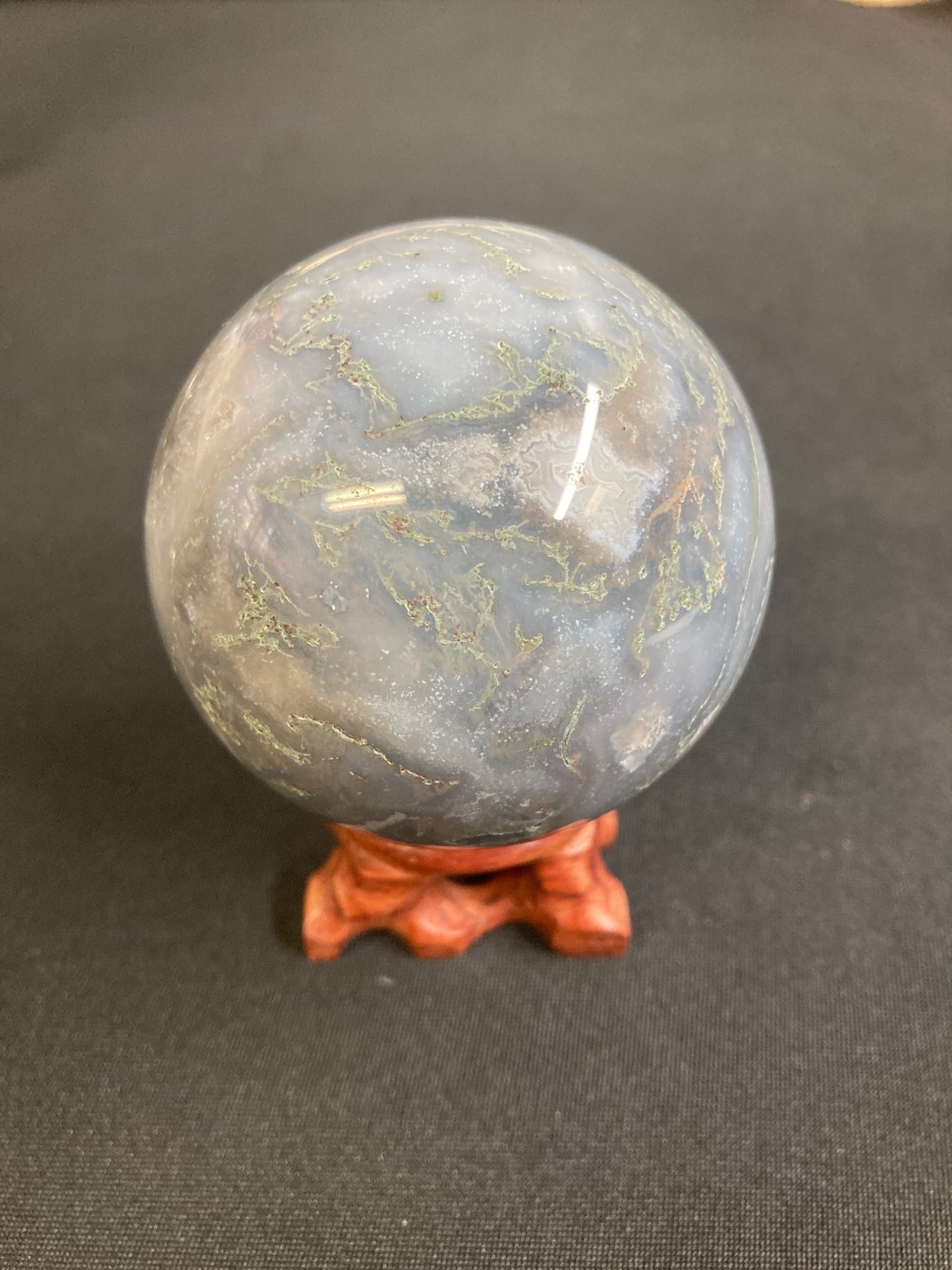 Moss Agate Sphere (D)