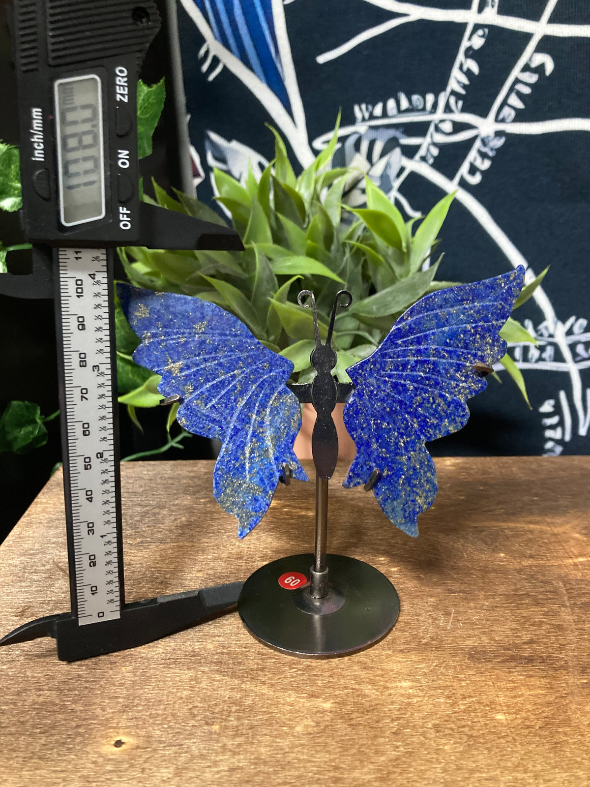 Lapis Lazuli Butterfly on stand