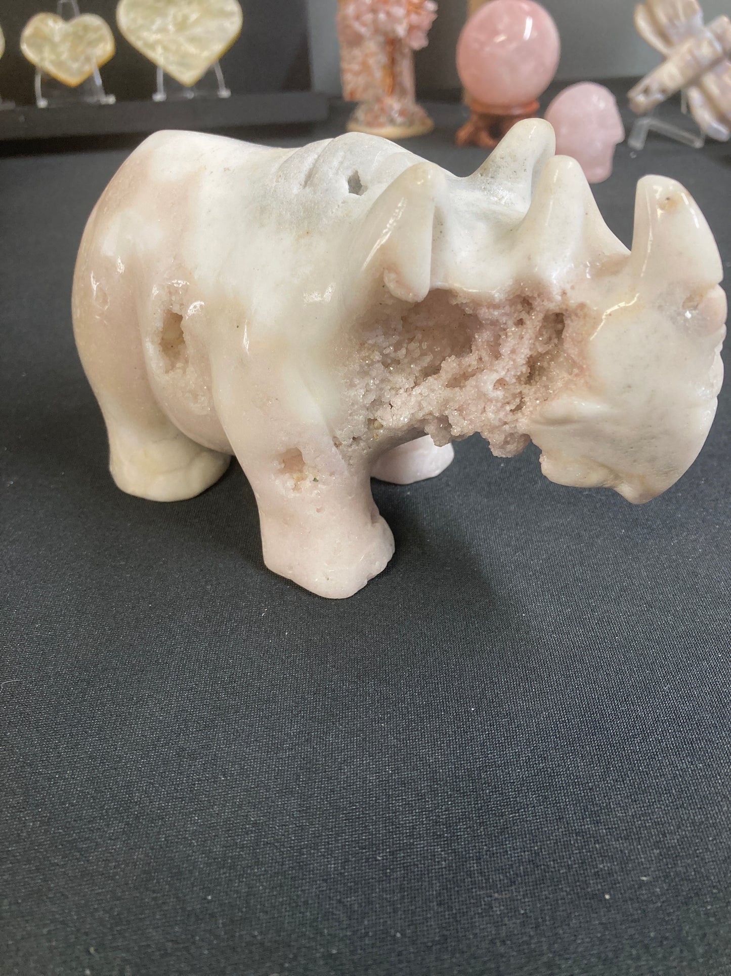 Pink Amethyst Rhino