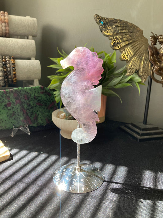 Fluorite Seahorse