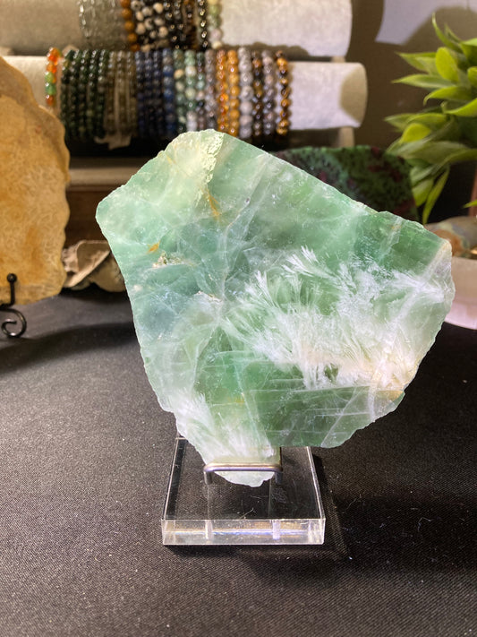Feather Fluorite Slab