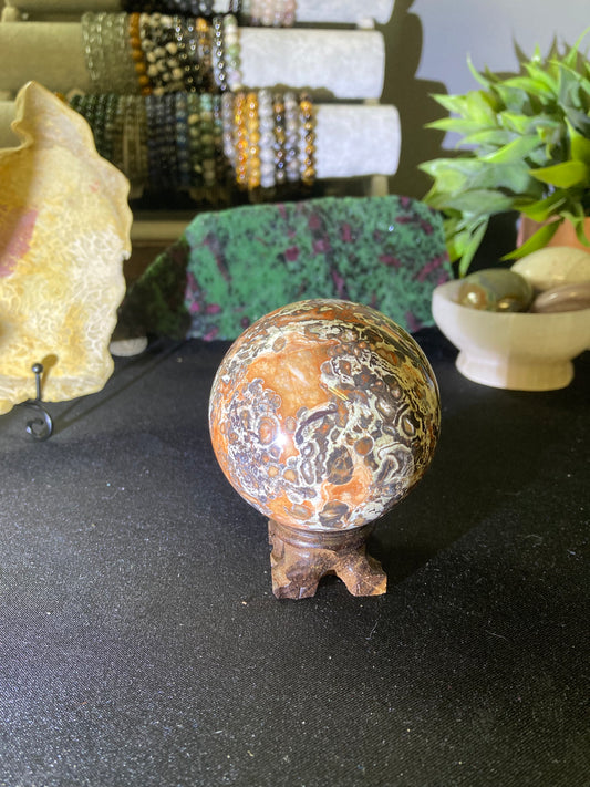 Money Agate Sphere