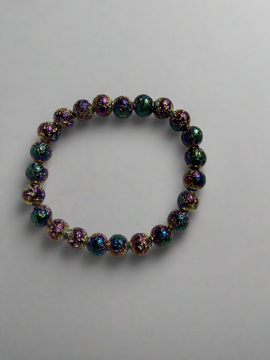 Bracelet-Aura Coated Agate