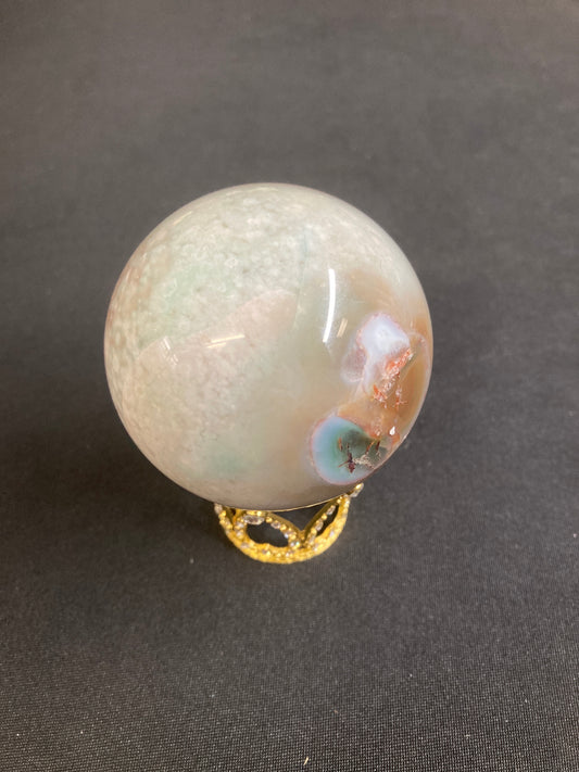 Green Flower Agate (B)