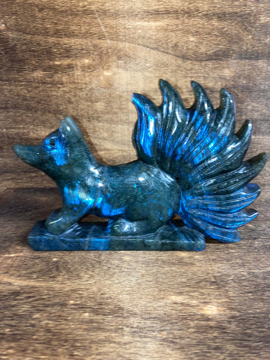 Labradorite Nine Tail Fox (imperfect)