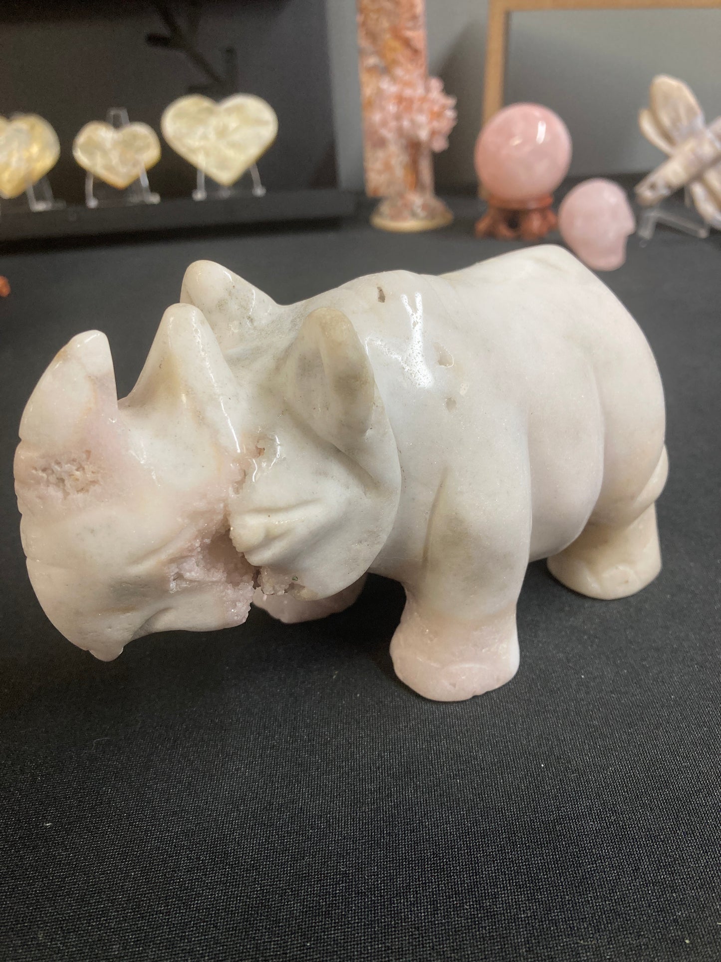 Pink Amethyst Rhino