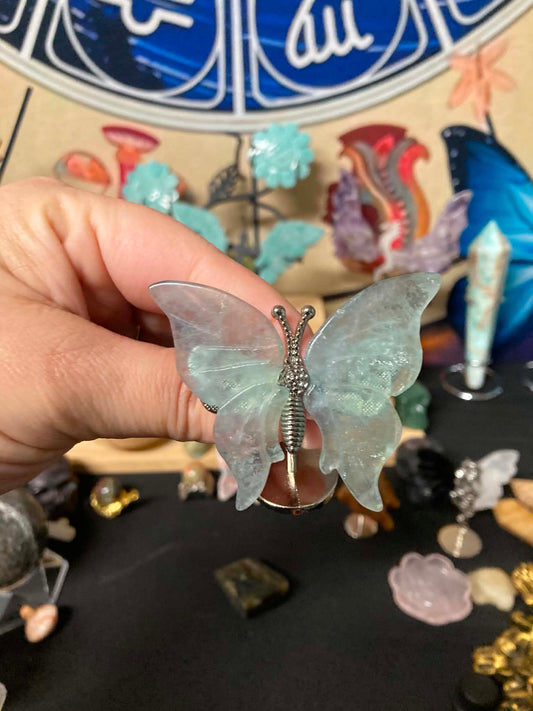 Fluorite Butterfly on stand